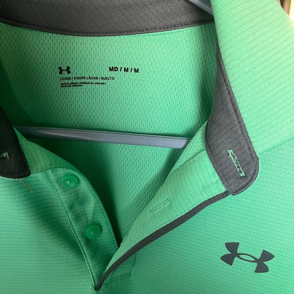 Men’s Under Armour Polo Size Medium - Picture 2 of 3